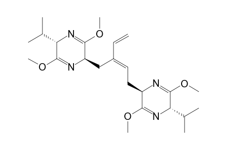 (E)-1,4-bis[(2'S,5'R)-2',5'-Dihydro-3',6'-dimethoxy-2'-isopropyl-5'-pyrazinyl)-2-vinyl-2-butene