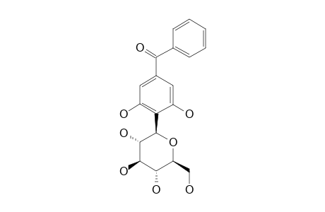 HYPERINONE;3,5-DIHYDROXYBENZOPHENON-4-BETA-D-GLUCOSIDE