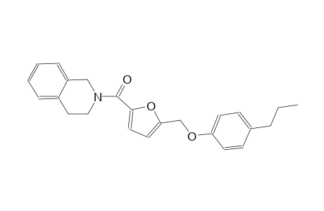 2-{5-[(4-propylphenoxy)methyl]-2-furoyl}-1,2,3,4-tetrahydroisoquinoline