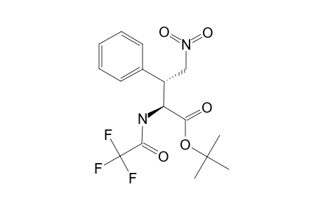 ANTI-2-(TRIFLUORACETYL)-AMINO-4-NITRO-3-PHENYLBUTYRIC-ACID-TERT.-BUTYLESTER