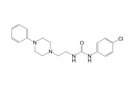 urea, N-(4-chlorophenyl)-N'-[2-(4-phenyl-1-piperazinyl)ethyl]-