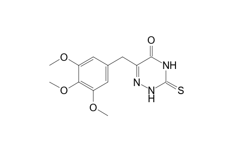 3-thio-6-(3,4,5-trimethoxybenzyl)-as-triazine, 3,5(2H,4H)-dione
