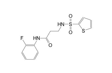 propanamide, N-(2-fluorophenyl)-3-[(2-thienylsulfonyl)amino]-