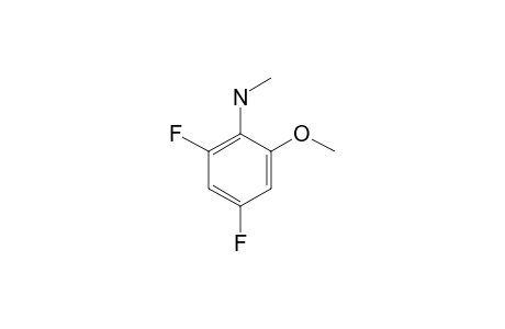 2-Amino-3,5-difluorophenol, N-methyl-, methyl ether