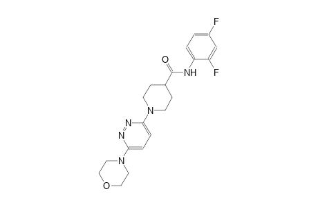 4-piperidinecarboxamide, N-(2,4-difluorophenyl)-1-[6-(4-morpholinyl)-3-pyridazinyl]-
