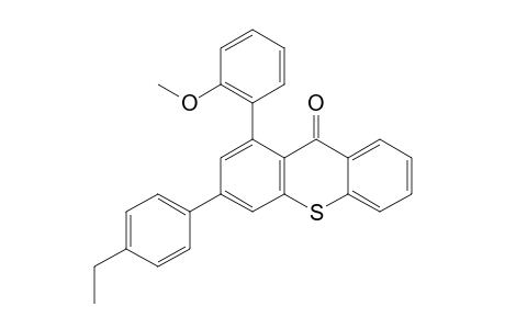 3-(4-Ethylphenyl)-1-(2-methoxyphenyl)-9H-thioxanthen-9-one