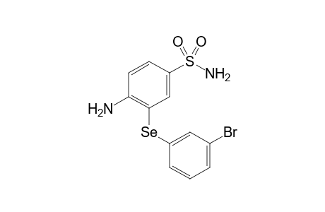 4-amino-3-((3-bromophenyl)selenyl)benzenesulfonamide