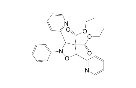 4,4-Isoxazolidinedicarboxylic acid, 2-phenyl-3,5-di-2-pyridinyl-, diethyl ester