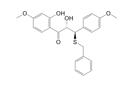 4,4'-Dimethoxy-.alpha.,2'-dihydroxy-.beta.-benzylsulfanyldihydrochalcone