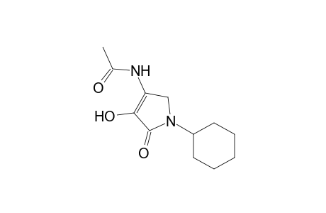 N-(1-cyclohexyl-4-hydroxy-5-oxo-2,5-dihydro-1H-pyrrol-3-yl)acetamide