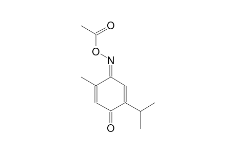 (4Z)-2-isopropyl-5-methyl-2,5-cyclohexadiene-1,4-dione 4-(O-acetyloxime)
