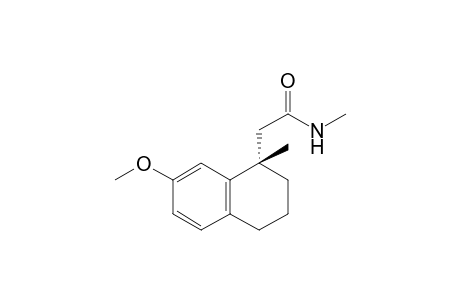 N-Methyl-(S)-1-methyl-7-methoxy-1,2,3,4-tetrahydronaphthalene-1-ylacetamide