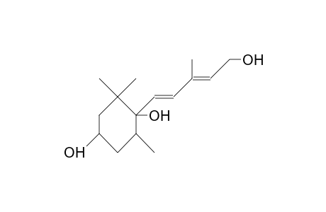 5-(1,4-Dihydroxy-2,2,6-trimethyl-cyclohexyl)-3-methyl-trans-2-trans-4-pentadien-1-ol