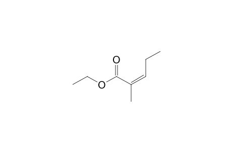 Ethyl 2-methyl-2-pentenoate<Z->