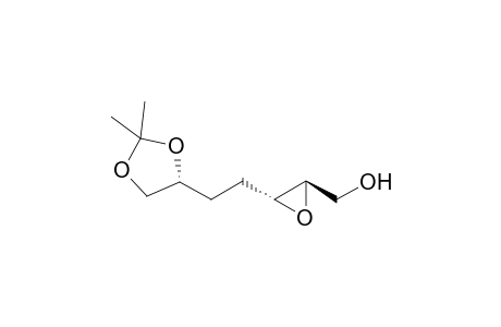 [(2R,3R)-3-[2-[(4R)-2,2-dimethyl-1,3-dioxolan-4-yl]ethyl]-2-oxiranyl]methanol