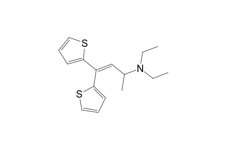 3-Buten-2-amine, N,N-diethyl-4,4-di-2-thienyl-