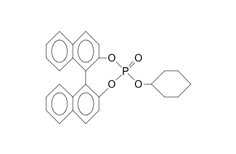 4-Cyclohexyloxy-dinaphtho(2,1-D:1',2'-F)(1,3,2)dioxaphosphepin 4-oxide