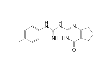 guanidine, N-(4-methylphenyl)-N'-(4,5,6,7-tetrahydro-4-oxo-3H-cyclopenta[d]pyrimidin-2-yl)-