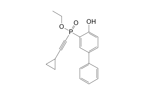 Ethyl 5-phenyl-2-hydroxyphenyl(cyclopropylethynyl)phosphinate