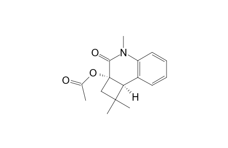 cis-2a-(Acetyloxy)-2,2a,4,8b-tetrahydro-1,1,4-trimethylcyclobuta[c]quinolin-3(1H)-one