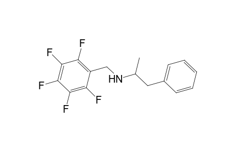 Benzeneethanamine, .alpha.-methyl-N-[(pentafluorophenyl)methyl]-