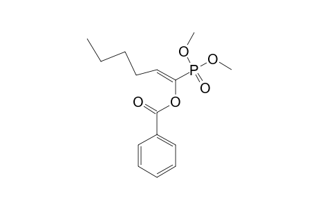 (E)-1-BENZOYLOXY-1-DIMETHYLPHOSPHONYL-1-HEXENE