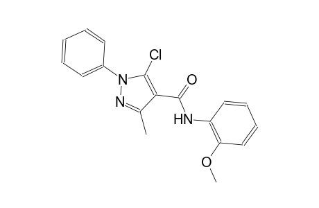 1H-pyrazole-4-carboxamide, 5-chloro-N-(2-methoxyphenyl)-3-methyl-1-phenyl-