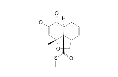(8a,8b-cis) 8b-(methylthio)carbonyl-7-hydroxy-8a-methyl-2a,5,5a,6,8a,8b-hexahydro-2H-naphtho[1,8-bc]furan-6-one