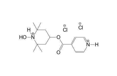 4-{[(1-hydroxy-2,2,6,6-tetramethyl-4-piperidiniumyl)oxy]carbonyl}pyridinium dichloride