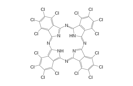 Phthalocyanine, halogenated,metal-free