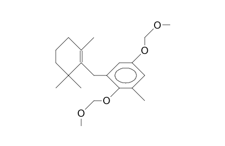 2,5-Bis(methoxy-methoxy)-1-methyl-3-(2,6,6-trimethyl-cyclohex-1-enyl-methyl)-benzene