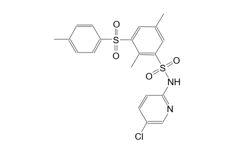 benzenesulfonamide, N-(5-chloro-2-pyridinyl)-2,5-dimethyl-3-[(4-methylphenyl)sulfonyl]-