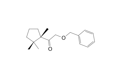2-BENZYLOXY-1-[(1S)-1,2,2-TRIMETHYLCYCLOPENTYL]-1-ETHANONE
