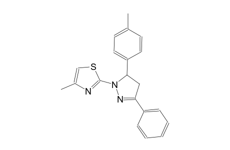 thiazole, 2-[4,5-dihydro-5-(4-methylphenyl)-3-phenyl-1H-pyrazol-1-yl]-4-methyl-