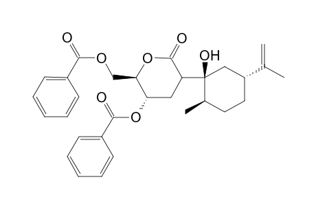 (2R,3S)-2-[(benzoyloxy)methyl]-5-[(2R,5R)-1-hydroxy-2-methyl-5-(prop-1-en-2-yl)cyclohexyl]-6-oxooxan-3-yl benzoate