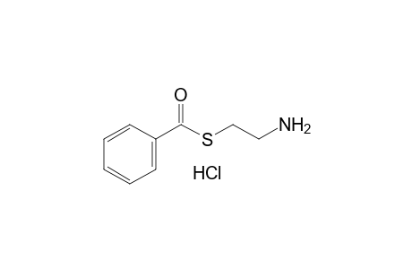thiobenzoic acid, S-(2-aminoethyl) ester, hydrochloride