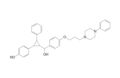4-(2-(hydroxy(4-(4-phenylpiperazino)propoxy)phenyl)methyl)-(3-phenylcyclopropyl)phenol
