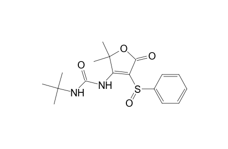 Urea, N-[2,5-dihydro-2,2-dimethyl-5-oxo-4-(phenylsulfinyl)-3-furanyl]-N'-(1,1-dimethylethyl)-