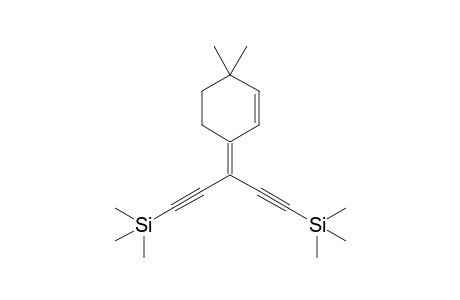 3-[1',5'-bis(Trimethylsilyl)penta-1',4'-diyn-3'-ylidene)-6,6-dimethylcyclohex-1-ene