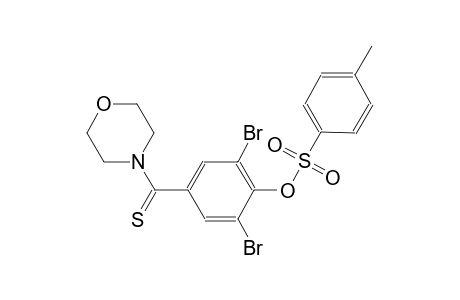 phenol, 2,6-dibromo-4-(4-morpholinylcarbonothioyl)-, 4-methylbenzenesulfonate (ester)