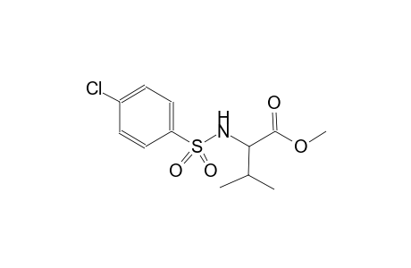 methyl 2-{[(4-chlorophenyl)sulfonyl]amino}-3-methylbutanoate