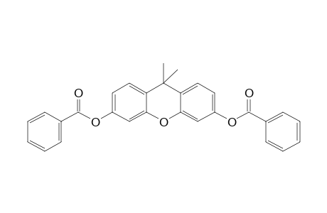 9H-xanthene-3,6-diol, 9,9-dimethyl-, dibenzoate