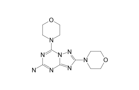 5-AMINO-2,7-[BIS-(MORPHOLIN-4-YL)]-1,2,4-TRIAZOLO-[1,5-A]-[1,3,5]-TRIAZINE