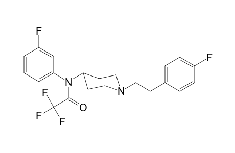 2,2,2-Trifluoro-N-(3-fluorophenyl)-N-(1-[2-(4-fluorophenyl)ethyl]piperidin-4-yl)acetamide