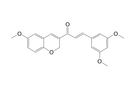 (E)-1-(6-METHOXY-2H-CHROMEN-3-YL)-3-(3,5-DIMETHOXYPHENYL)-PROP-2-EN-1-ONE