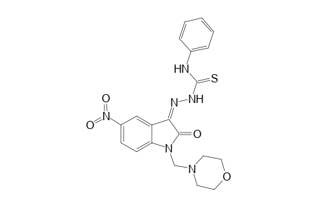 1-Morpholino-5-nitroindole-2,3-dione-3-N-phenylthiosemicarbazone