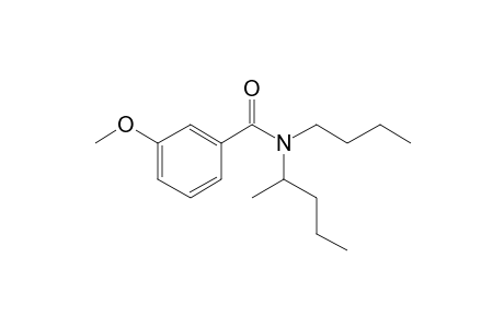 Benzamide, 3-methoxy-N-(2-pentyl)-N-butyl-