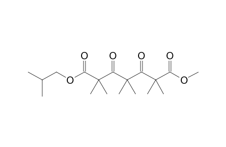 1-iso-Butyl 7-methyl 2,2,4,4,6,6-hexamethyl-3,5-dioxoheptanedioate