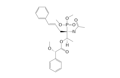 DIMETHYL-[1-(N-ACETYLAMINO)-2-[(2-PHENYL-2-METHOXY)-ACETOXY]-1-[(E)-3-PHENYL-2-PROPENYL]-PROPYL]-PHOSPHONATE;MAJOR-ISOMER