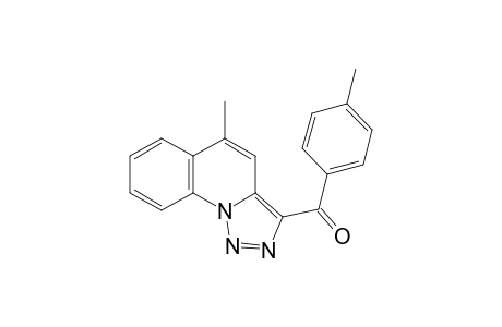 (5-Methyl-[1,2,3]triazolo[1,5-a]quinolin-3-yl)(4-methylphenyl)methanone